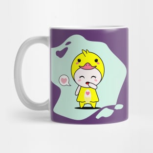 Cute Duck Character Mug